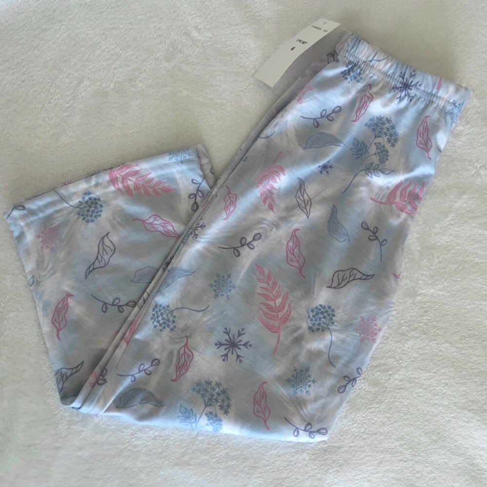 NEW Disney Frozen 3 Piece Pajama Set - Picture 4 of 6